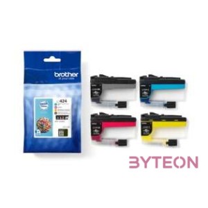 LC-424VALUE PACK INK F, DCP-J1200W F, 750P.