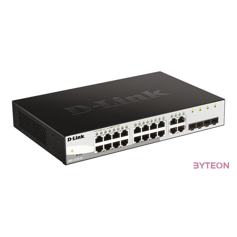 D-LINK SWITCH SMART 16-PORT GIGABIT WITH 4XSFP,RJ45 INTERF