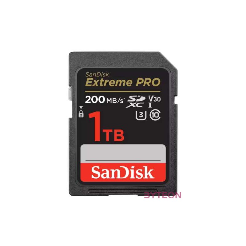 EXTREME PRO 1TB SDXC MEMORY CARD 200MB,S 140MB,S UHS-I CL 10