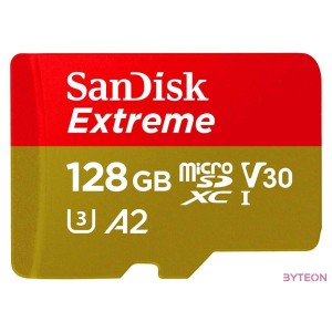EXTREME MICROSDXC 256GBSD ADAPATER 190MB,S 130MB,S A2 C10