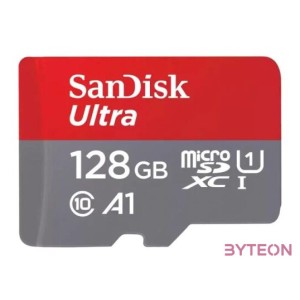 SANDISK ULTRA MICROSDXC 128GB  SD ADAPTER 140MB,S A1 CLASS 10