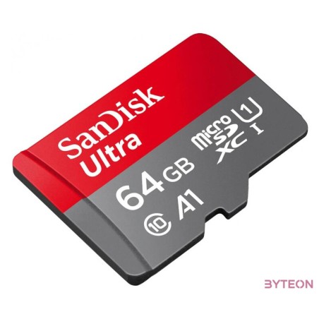 SANDISK ULTRA MICROSDXC 64GB  SD ADAPTER 140MB,S A1 CLASS 10