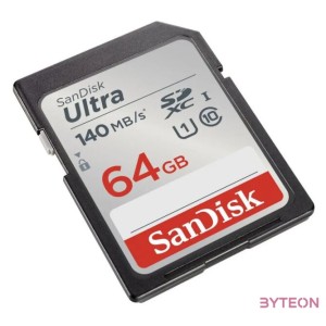 SANDISK ULTRA 64GB SDXC MEMORY CARD 140MB,S