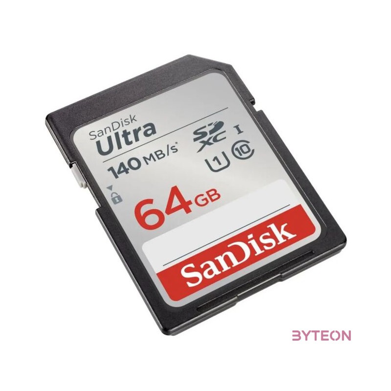 SANDISK ULTRA 64GB SDXC MEMORY CARD 140MB,S