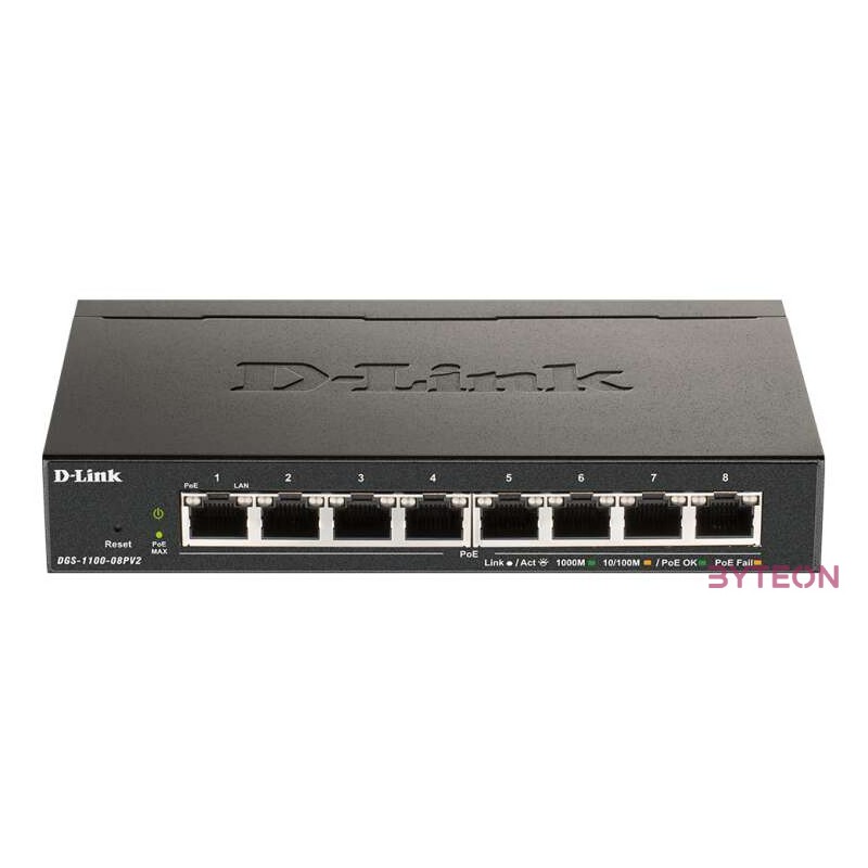 8-PORT POE SMART GIGABIT SWITCH POE GIGABIT LAYER2