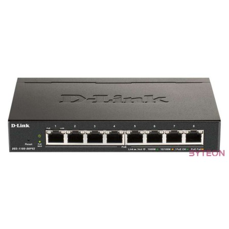 8-PORT POE SMART GIGABIT SWITCH POE GIGABIT LAYER2