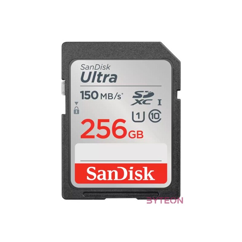 SANDISK ULTRA 256GB SDXC MEMORY CARD 150MB,S