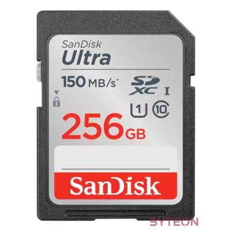 SANDISK ULTRA 256GB SDXC MEMORY CARD 150MB,S