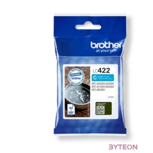 LC-422C  INK CYAN F. MFC-J5340,5345,5740,6540,6940DW