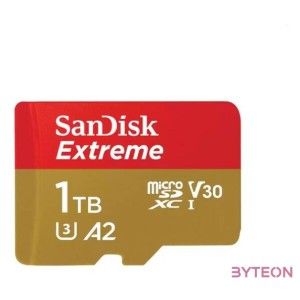 EXTREME MICROSDXC 1TBSD ADAPATER 190MB,S 130MB,S A2 C10