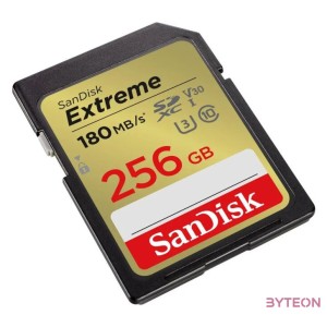 EXTREME 256GB SDXC MEMORY CARD 180MB,S 130MB,S UHS-I CLASS10 U3