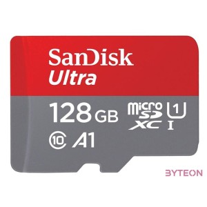 SANDISK ULTRA MICROSDXC 128GB  SD ADAPTER 140MB,S A1 CLASS 10