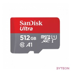 SANDISK ULTRA MICROSDXC 512GB  SD ADAPTER 150MB,S A1 CLASS 10