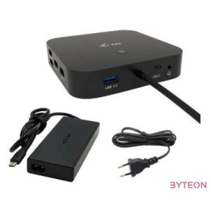 I-TEC USB-C HDMI2X DP CHARGER I-TEC DOCK PD 100WCHARGER 112W