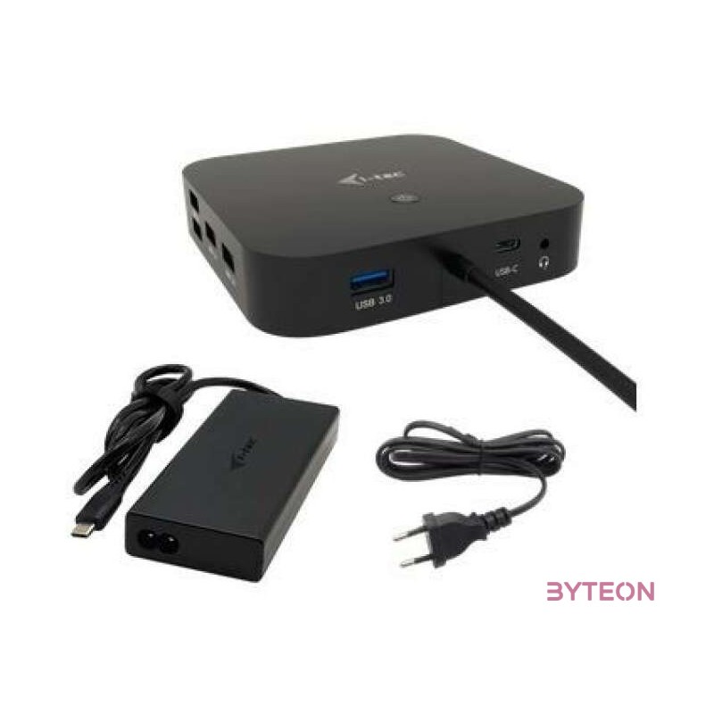 I-TEC USB-C HDMI2X DP CHARGER I-TEC DOCK PD 100WCHARGER 112W