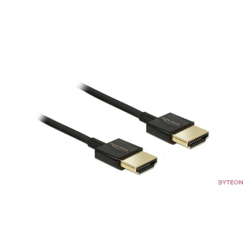 HDMI - HDMI 1.5m v2.0 aranyozott (Delock)