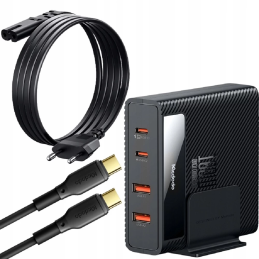 Mcdodo CH-1802 2x USB-C - 2x USB-A Hálózati töltő - Fekete (100W)