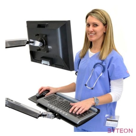 LX WALLMOUNT KEYBOARD ARM POL 2.3 KG LIFT 33CM 10Y WARRANTY