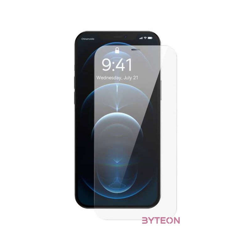 Baseus Schott iPhone 12 Pro Max HD Üvegfólia porálló bevonattal, 0.3 mm