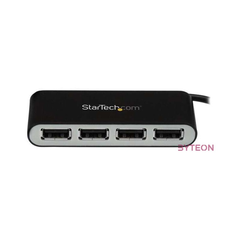 4 PORT PORTABLE USB 2.0 HUB .