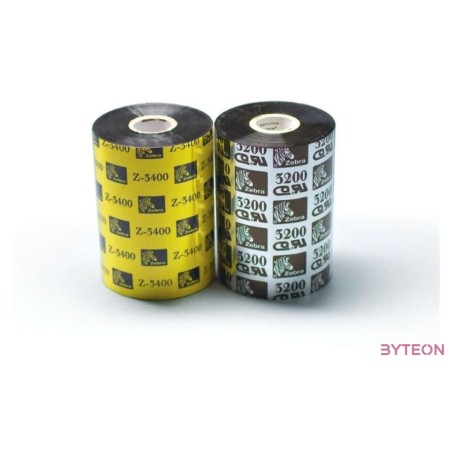 RIBBON 3400 WAX,RESIN 60MM 450 METERS C-25MM BOX OF 6