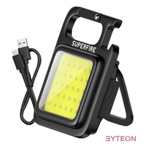 Flashlight Superfire MX16, 600lm, 500mAh, USB-C