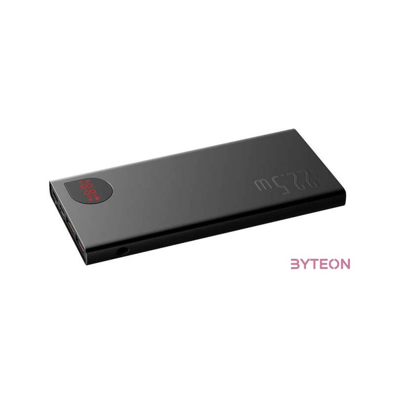 Powerbank Baseus Adaman Metal, 10000mAh,22.5W (fekete)