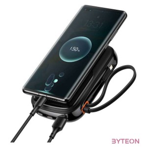 Powerbank Baseus Qpow PRO with cable, 20000mAh, 20W (Black)