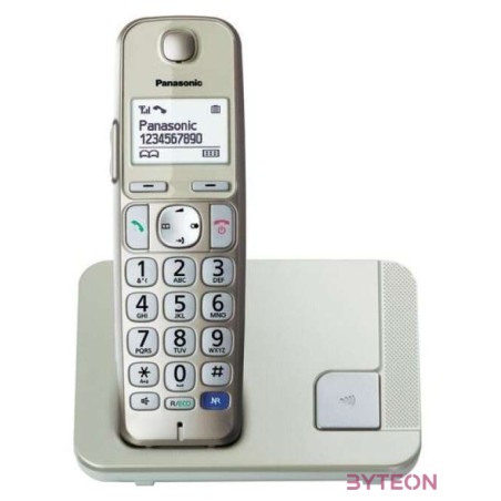 Panasonic KX-TGE210PDN DECT fehér vezetéknélküli telefon (KX-TGE210PDN)