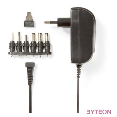 Nedis Univerzális hálózati adapter (3-12V , 1.5A) Fekete