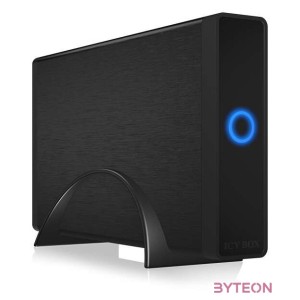 Raidsonic IB-377U3 3.5 USB 3.0 Külső HDD ház Fekete