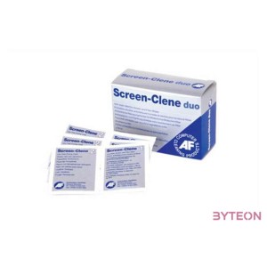 AF Screen-Clene Duo Nedves-száraz Tisztítókendő képernyőhöz (20 db , csomag)