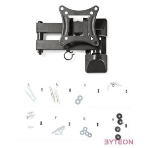 Nedis TVWM1510BK 13-27 LCD TV,Monitor fali tartó Fekete