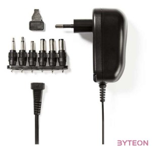 Nedis Univerzális hálózati adapter (3-12V , 1A) Fekete