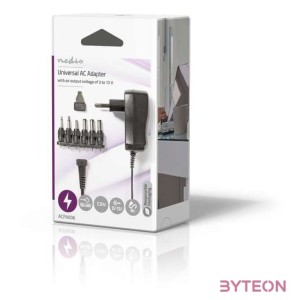 Nedis Univerzális hálózati adapter (3-12V , 1.5A) Fekete