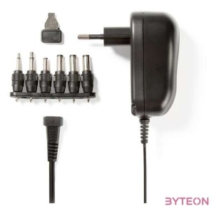 Nedis Univerzális hálózati adapter (3-12V , 1A) Fekete