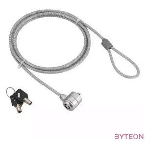 Gembird LK-K-01 Notebook zár Szürke