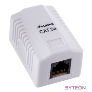 Lanberg UTP RJ45 CAT5e Árnyékolatlan csatlakozó toldó doboz - Fehér