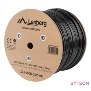 Lanberg FTP CAT6 Kültéri kábel 305m Fekete