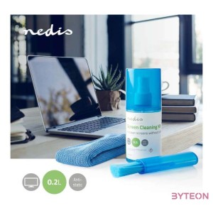 Nedis CLSN120BU 200 ml Képernyőtisztító készlet