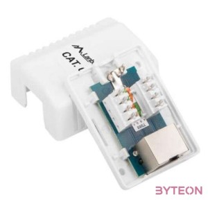 Lanberg FTP RJ45 CAT6 Árnyékolt csatlakozó doboz - Fehér