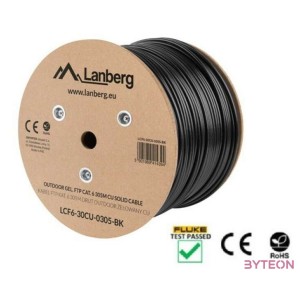 Lanberg FTP CAT6 Kültéri kábel 305m Fekete