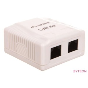 Lanberg UTP RJ45 CAT5e Árnyékolatlan csatlakozó doboz - Fehér