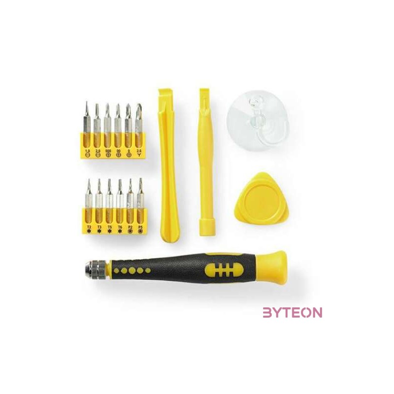 Nedis CSTS10017 Szerszámkészlet 17 az 1-ben - Számítógépek Okostelefonok és Táblagépek Javításához