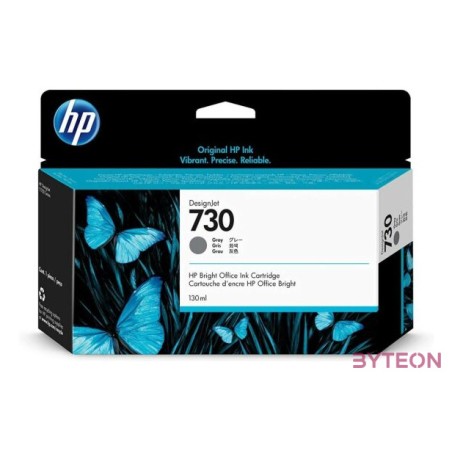 HP 730 Eredeti Tintapatron Szürke