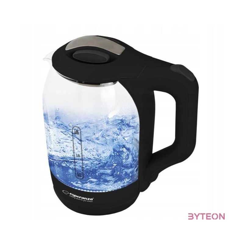 Esperanza YUKON 1,7L Vízforraló Fekete