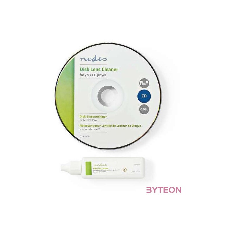 Nedis CD lejátszó lemezlencse-tisztító - 20 ml