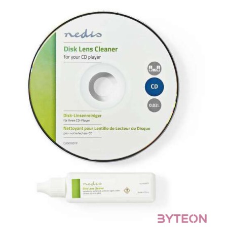Nedis CD lejátszó lemezlencse-tisztító - 20 ml