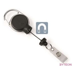 Durable Extra strong Azonosítókártya tartó patentos - Fekete