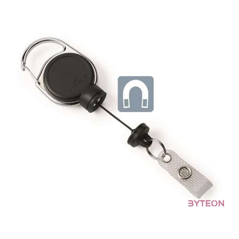 Durable Extra strong Azonosítókártya tartó patentos - Fekete